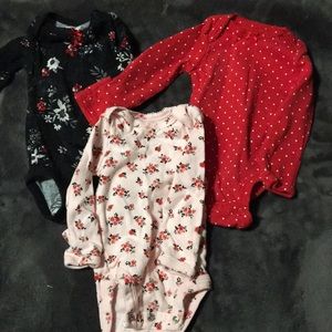Set of carter onesies